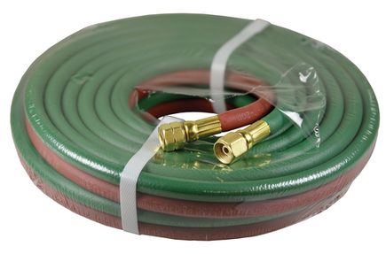 Twin Hose Made in USA 1/4 x 25 foot Grade R Acetylene & Oxygen Twin Hose Made in USA 1/4 x 25 foot Grade R Acetylene & Oxygen