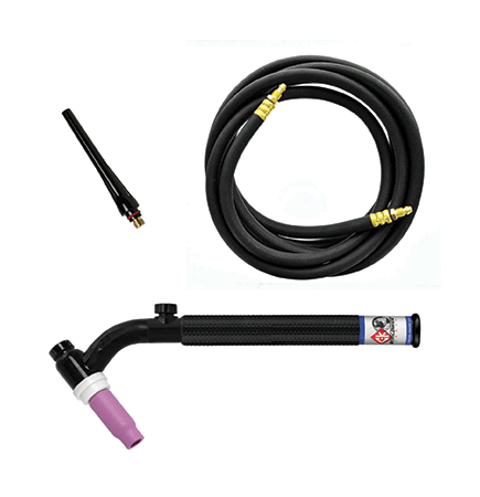 CK17 150 Amp Tig Torch Package Flex Head w/ Valve 25 ft. Standard Power Cable