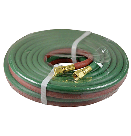 Twin Hose Made in USA 1/4 x 25 foot Grade R Acetylene & Oxygen Twin Hose Made in USA 1/4 x 25 foot Grade R Acetylene & Oxygen